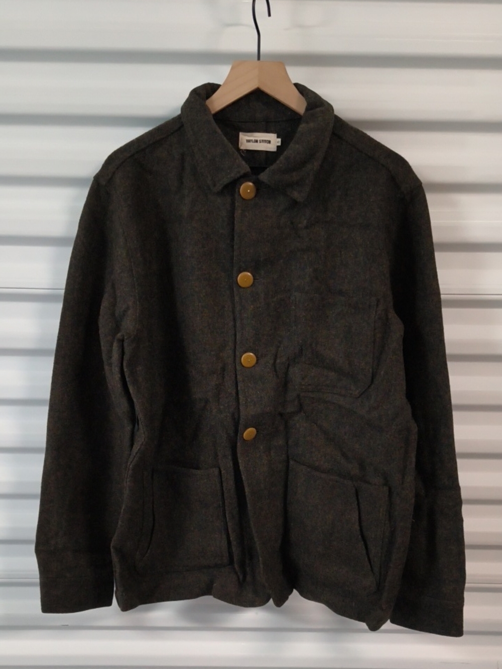 Taylor Stitch Ojai Jacket - Shetland Moss Men's Size 42